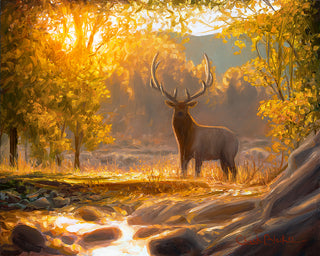 "The Light Grows" 8x10 Original In Studio Oil Painting