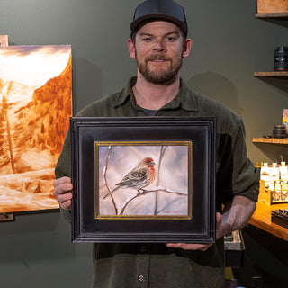 "Flurries" 8x10 Original In Studio Oil Painting