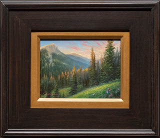 "Chasing The Sun" 6x8 Original Plein air Oil Painting