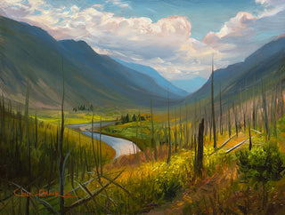 "Where My Heart Lies" 6x8 Original Plein air Oil Painting