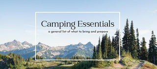 Blog post about what gear to bring for camping