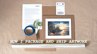 How To Package and Ship Artwork - The Best Way I've Found for Prints & Originals