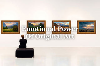 Emotional power of original art and oil paintings