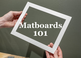 Matboards and tools for cutting and mounting