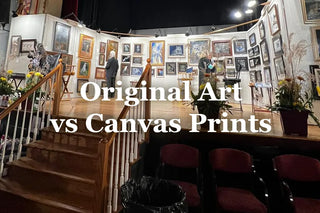 Canvas prints vs original art
