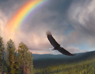 "A Wild Journey" - 30x40 Bighorn Sheep Wildlife Painting
