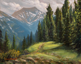 "Bridger" 8x10 Original Plein Air Oil Painting