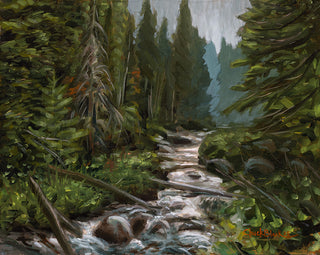 "Dreary" 8x10 Original Plein Air Oil Painting