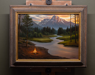 "Escaping" 18x24 Original Oil Painting