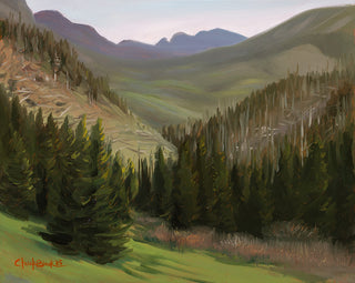 "Lost Creek" 8x10 Original Plein Air Oil Painting