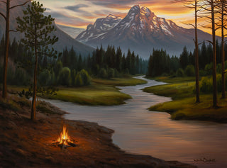 "Escaping" 18x24 Original Oil Painting