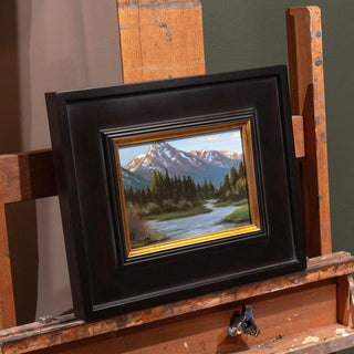 'Spring's Run' 6x8 Original Plein Air Oil Painting