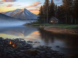 "Take It In" Original Landscape Oil Painting