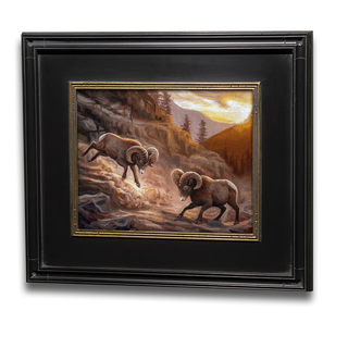 'The Clash' 8x10 Original Oil Painting Study