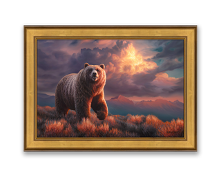 'Independence' - 24x36 Grizzly Bear Oil Painting