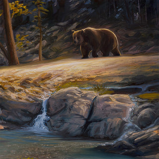 "Hard To Come By" - 30x40 Mountainous Landscape Painting