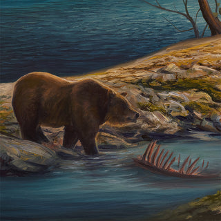 "Hard To Come By" - 30x40 Mountainous Landscape Painting