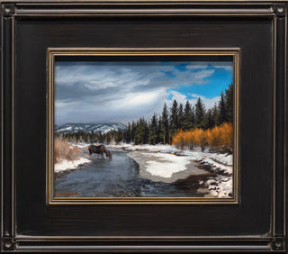 "Spring Thaw" 8x10 Original Oil Study