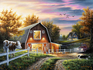 Original Painting - Wildlife and landscape art by Chuck Black
