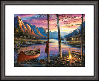 "Home Sweet Home" - Framed Western Landscape Art Print