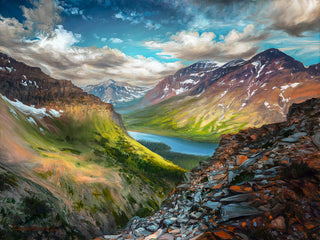 "Rising Above" 12x16 Mountain Landscape Painting