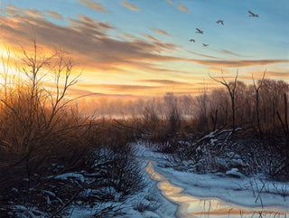 Original Painting - Wildlife and landscape art by Chuck Black