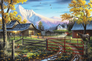 Original Painting - Wildlife and landscape art by Chuck Black