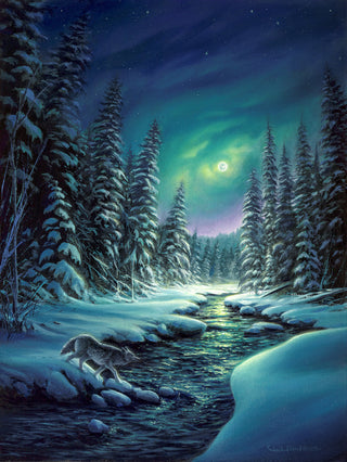 Original Painting - Wildlife and landscape art by Chuck Black