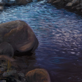 "Beneath The glory" - 30x40 Wildlife Art Landscape Painting