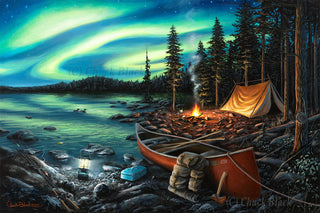 Original Painting - Wildlife and landscape art by Chuck Black