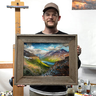 "Rising Above" 12x16 Mountain Landscape Painting
