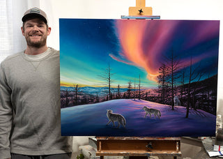 "Unreal Beauty" - 30x40 Wildlife Landscape Painting