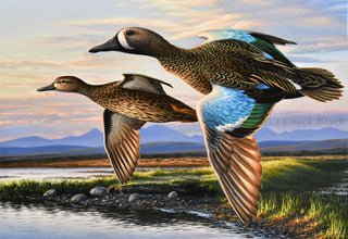 Original Painting - Wildlife and landscape art by Chuck Black