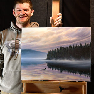 Original Painting - Wildlife and landscape art by Chuck Black