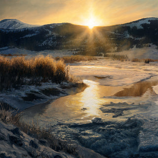 "Sundog Days" - 30x40 Mountainous  Landscape Painting