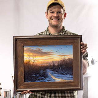 Original Painting - Wildlife and landscape art by Chuck Black